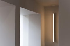 Linear Satin Brass Tube Wall Light by Michael Anastassiades
