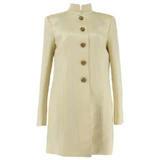Chanel Gripoix Yellow Wool Tweed Jacket at 1stDibs | yellow tweed ...