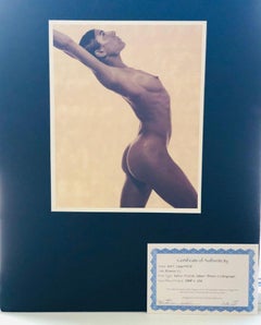 Satin Finish Umber Photo-Lithograph by Karl Lagerfeld of "Bianca Li", USA, 1990s