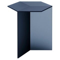 Mesa baja de cristal satinado "Isom Tall", Sebastian Scherer