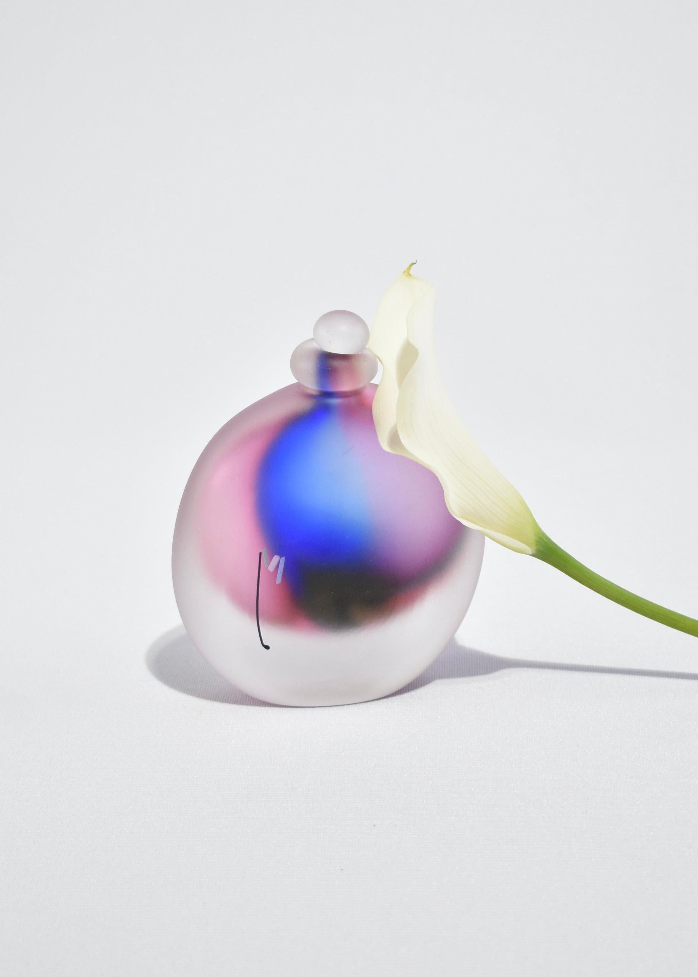 Modern Satin Glass Perfume Bottle