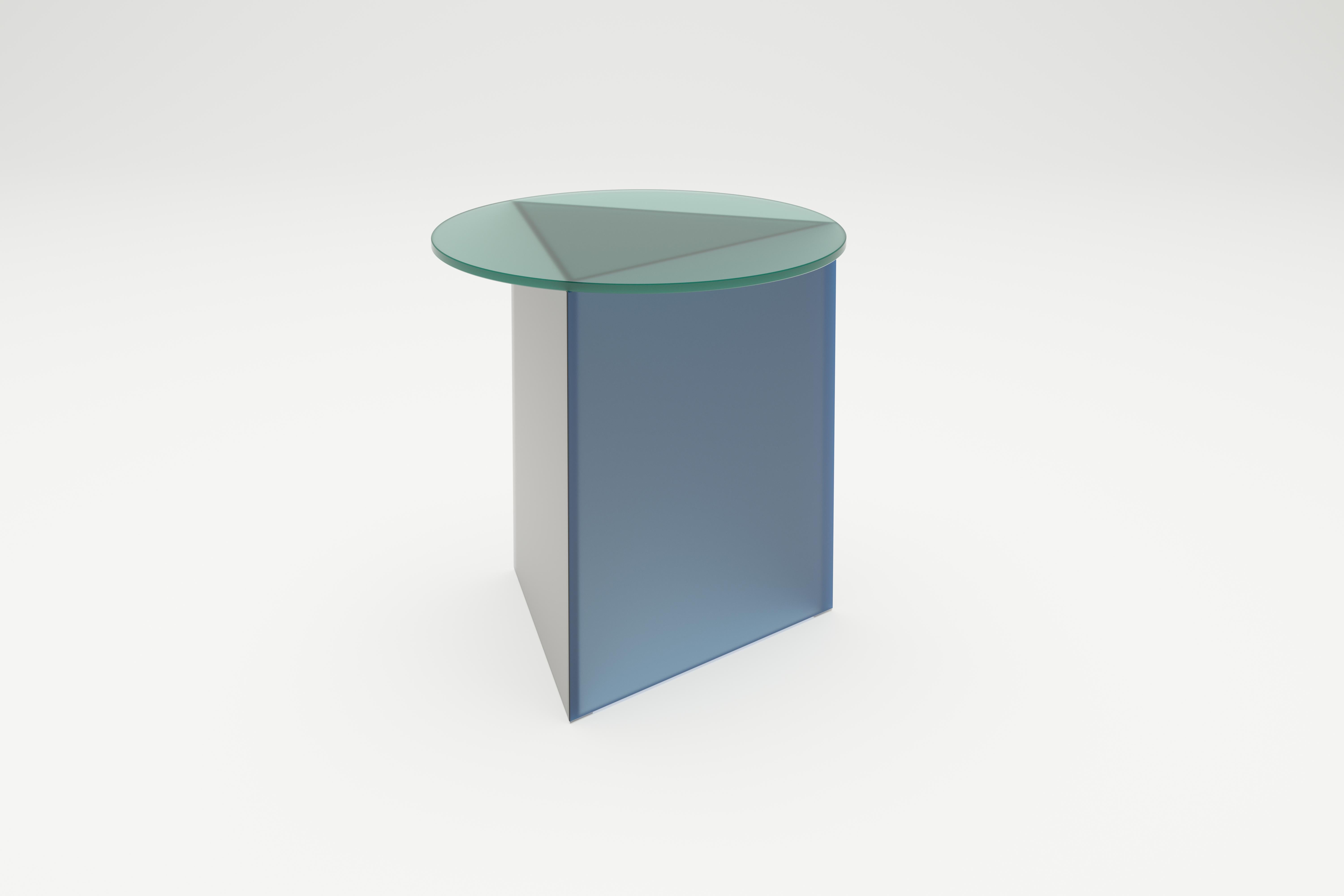 Satin Glass Prisma Tall 45 coffee table by Sebastian Scherer
Dimensions: D45x H45 cm
Materials: Solid coloured glass.
Weight: 16.4 kg.
Also Available: Glass: clear white / clear green / clear blue / clear bronze / clear black / satin white /