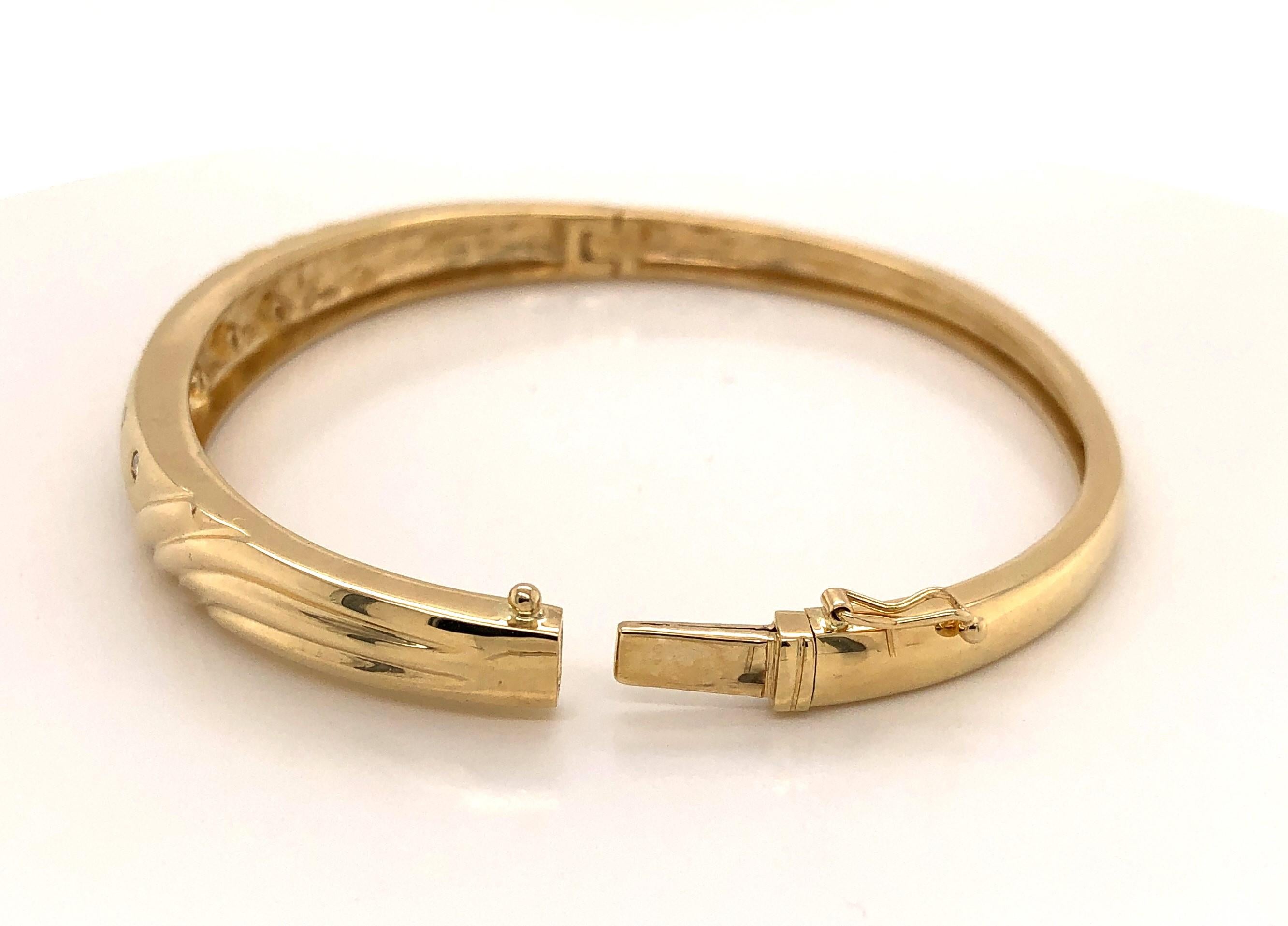 gold bangles 14k