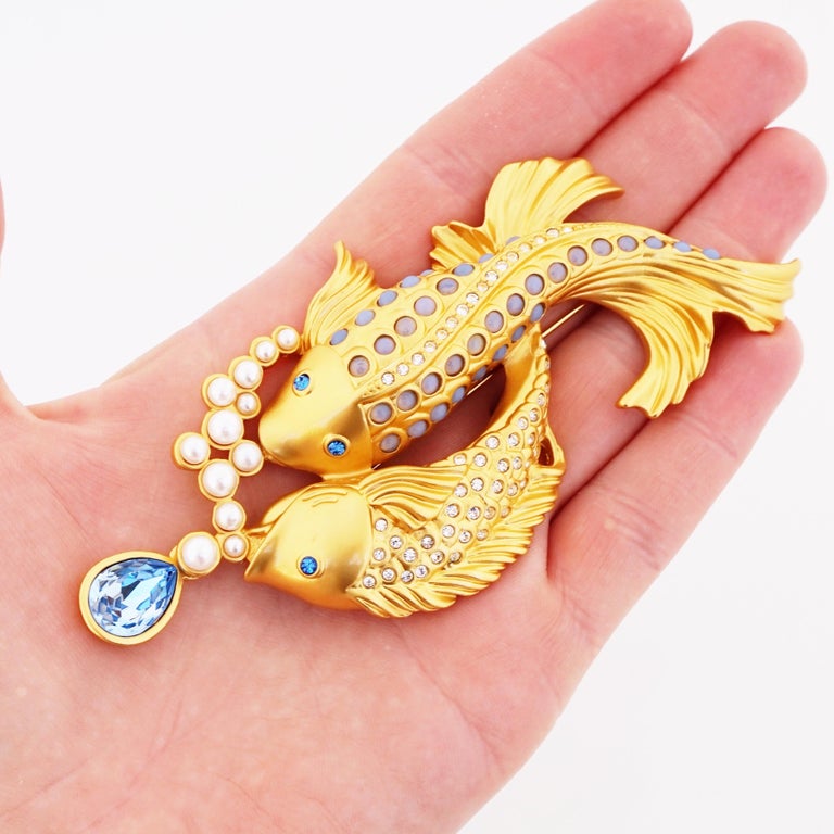 Satin Gold Koi Fish 