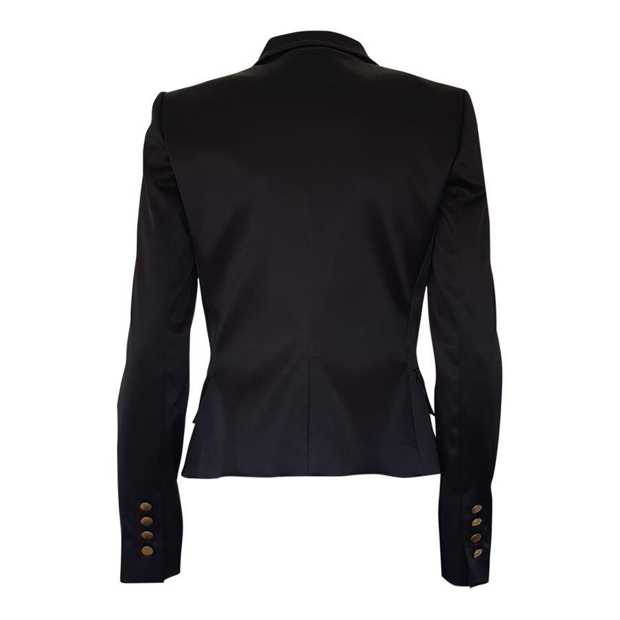 Black Dolce & Gabbana Satin jacket size 40