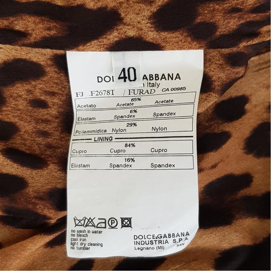 Dolce & Gabbana Satin jacket size 40 In Excellent Condition In Gazzaniga (BG), IT