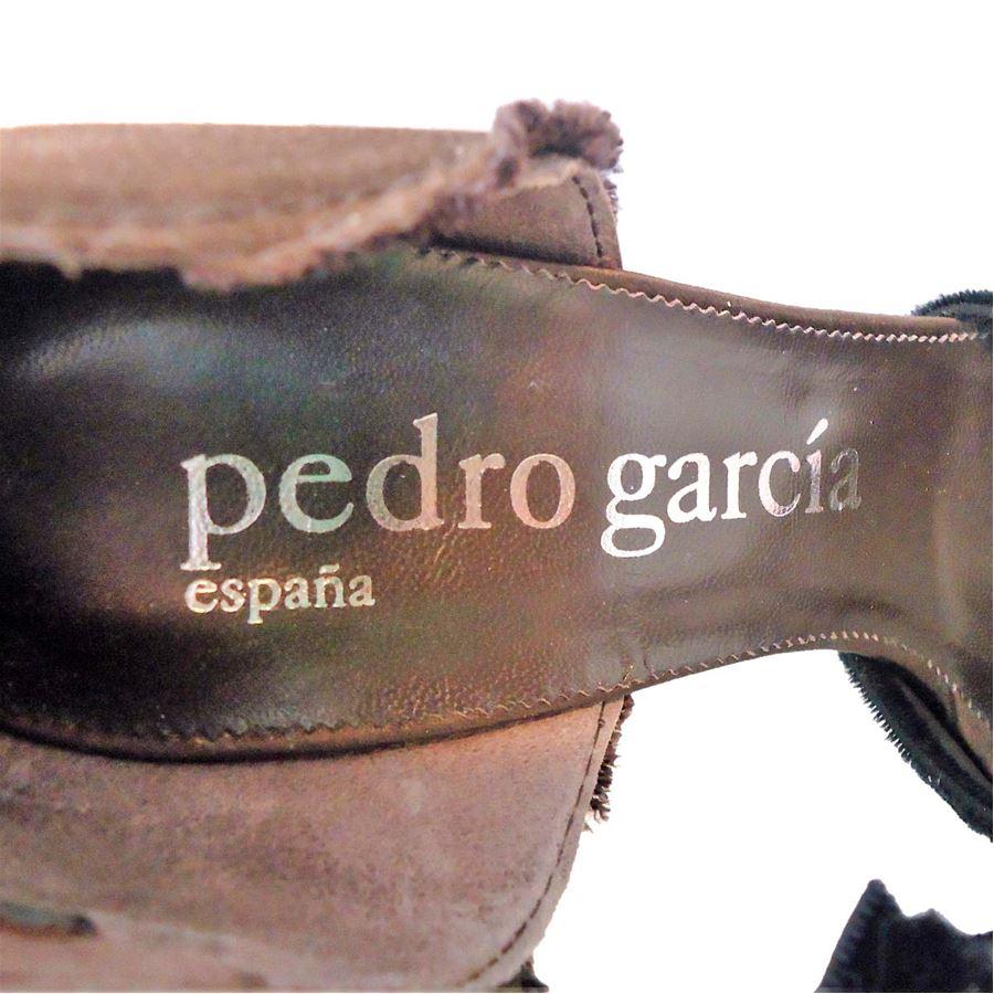 Women's Pedro Garcia Satin open toe size 40 For Sale