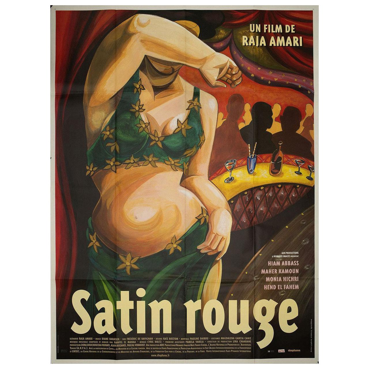 Satin Rouge 2002 Französisch Grande Film Poster
