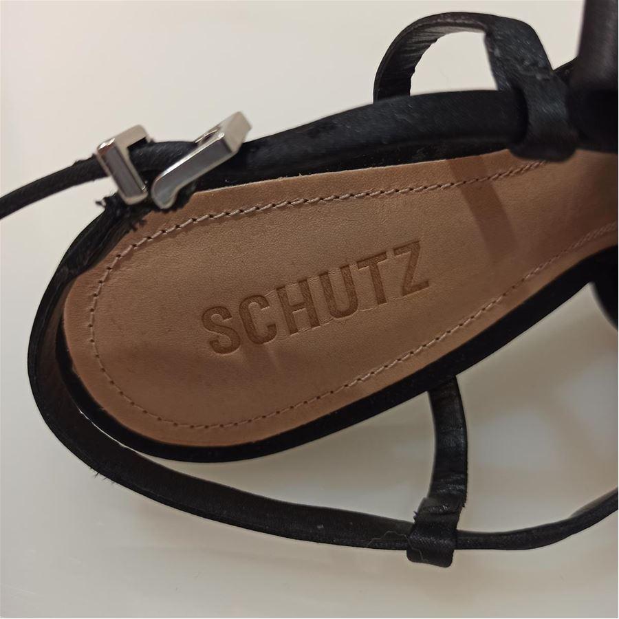Women's Schutz Satin sandals size 39 For Sale