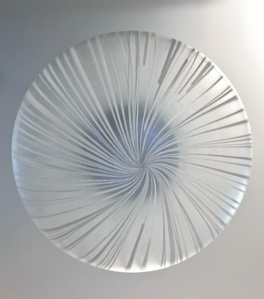 20ième siècle Murano en blanc satiné en vente