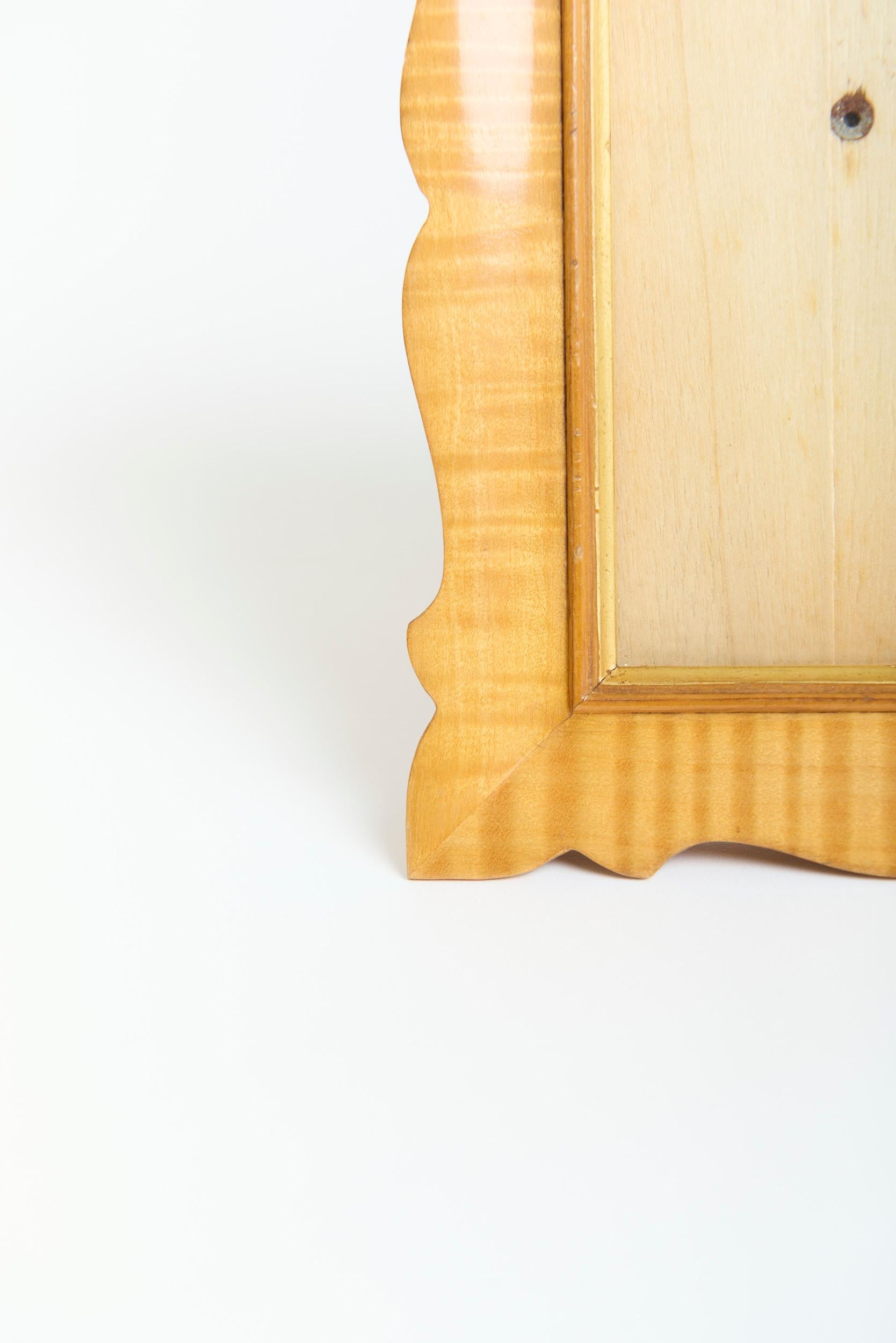 Marco de fotos de madera satinada Madera satinada