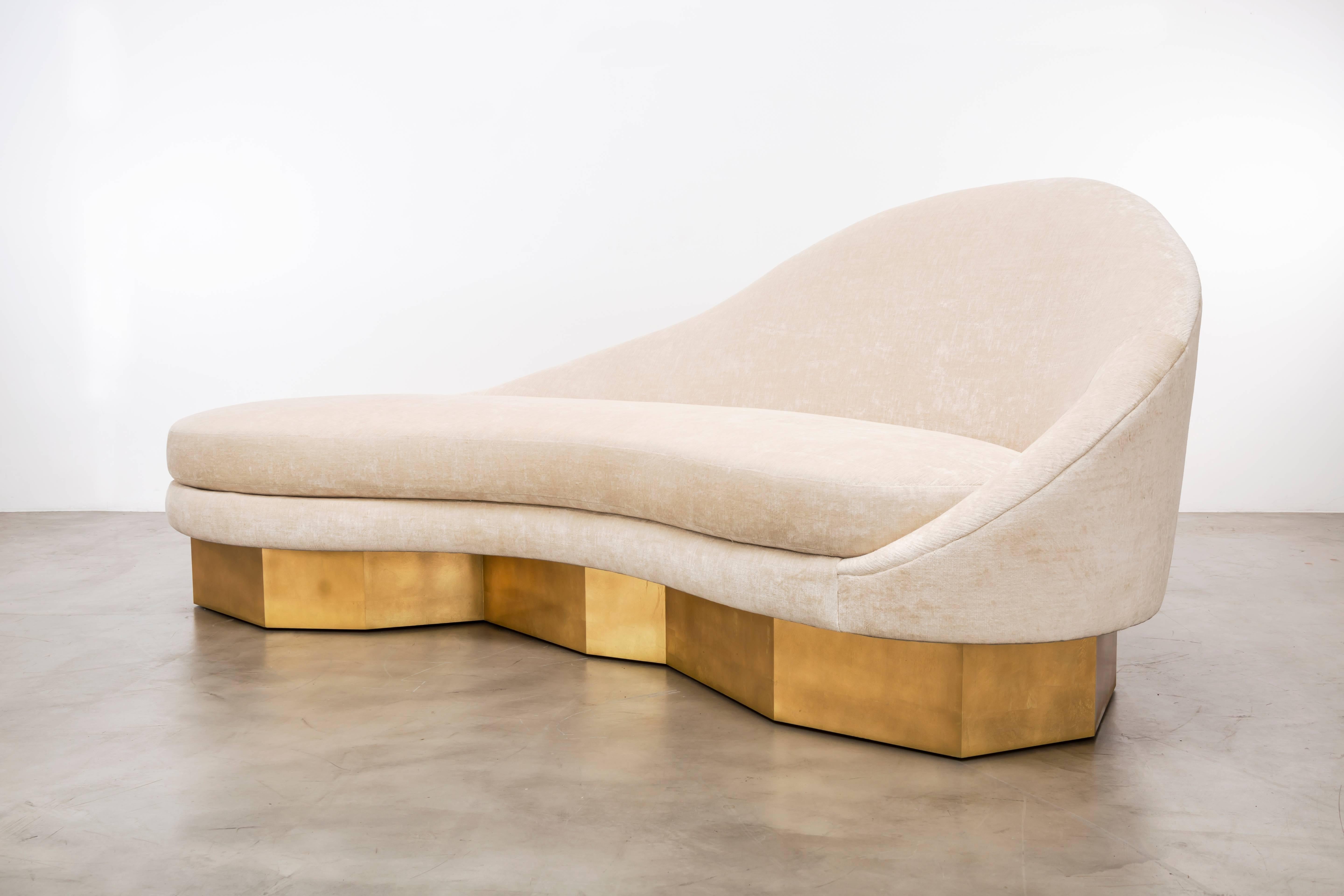 velvet shell sofa