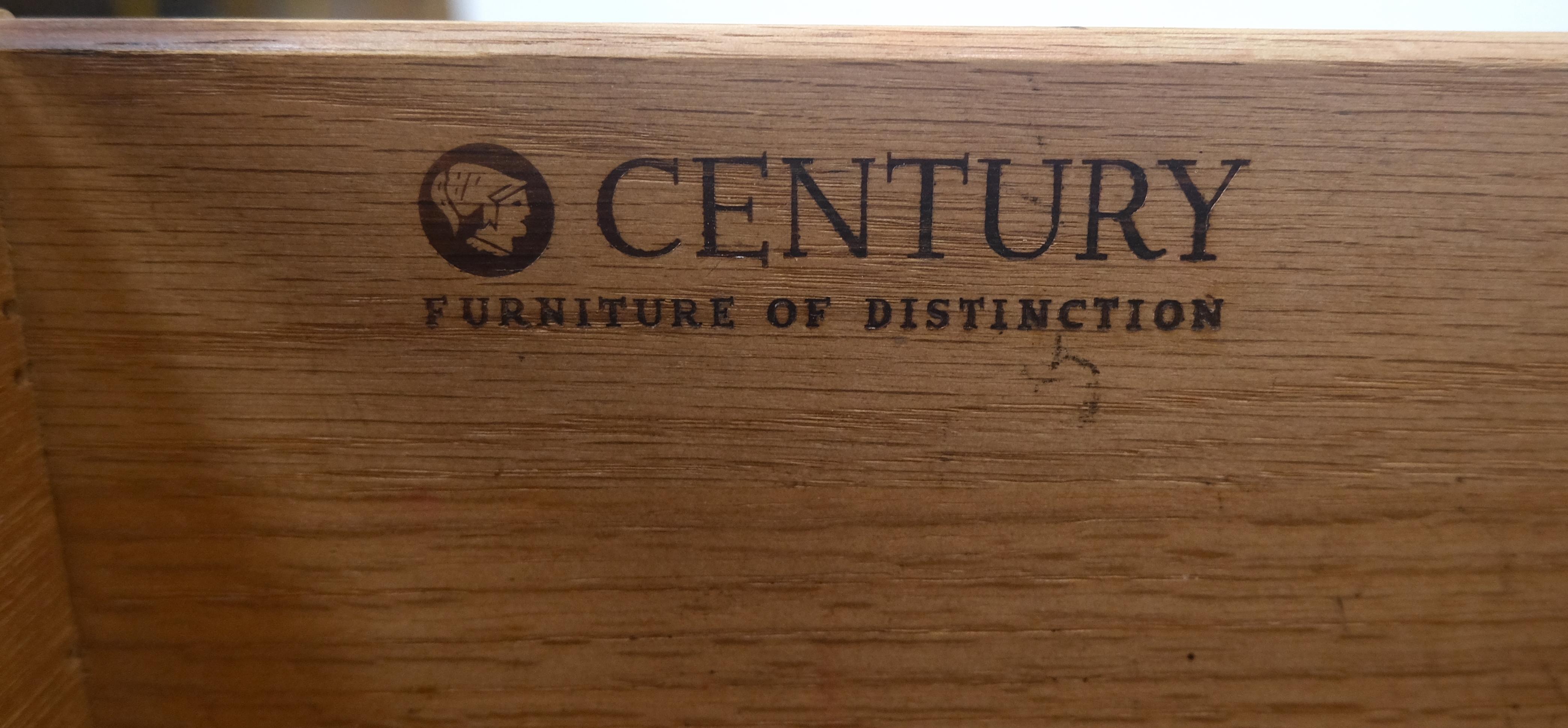 Cassettone a 3 cassetti in raso di Century Furniture MINT! in vendita 6