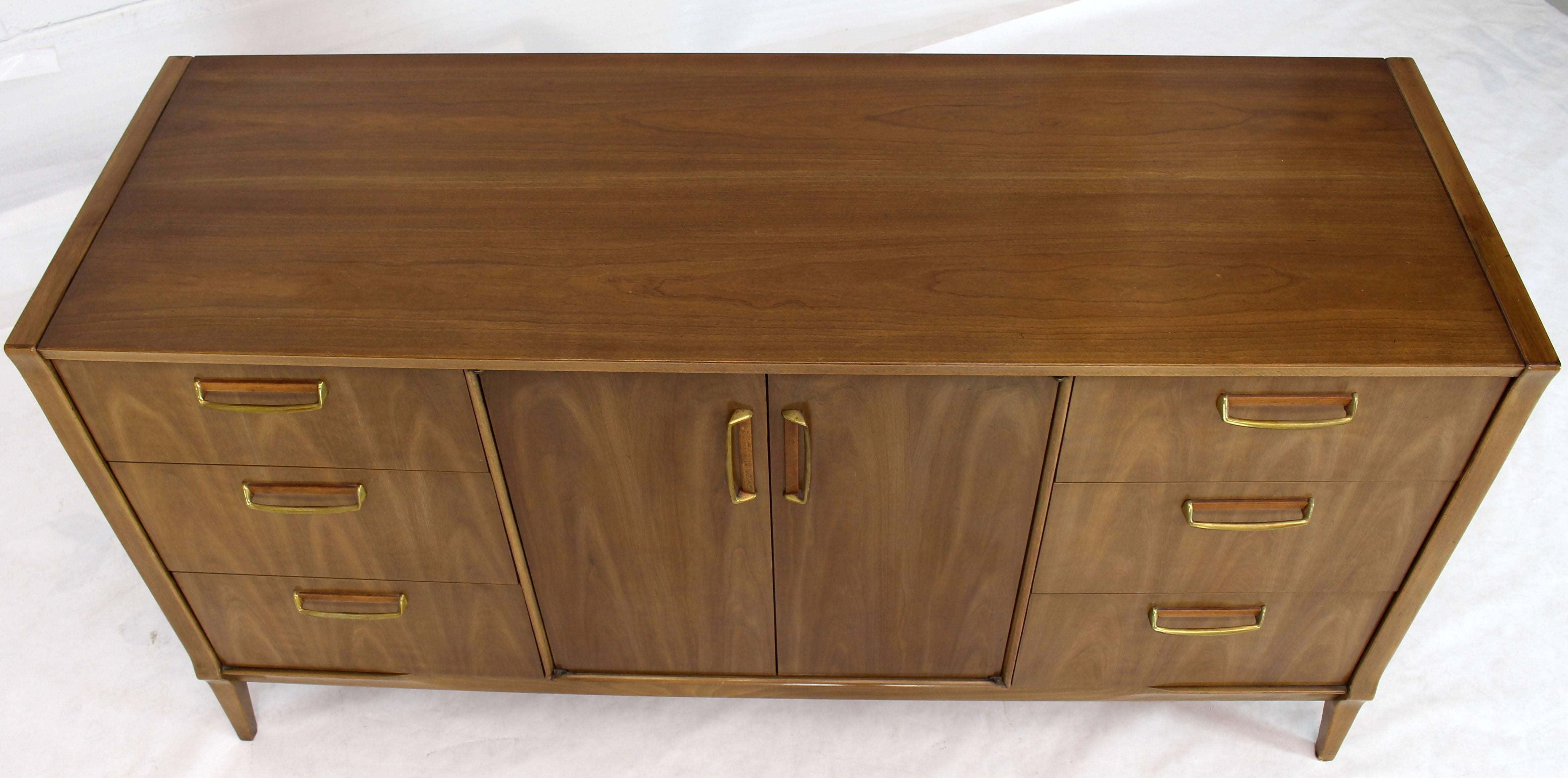 Laccato Cassettiera Credenza in ottone satinato in vendita