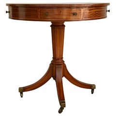 Satinwood Drum Table