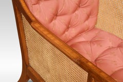 Satinwood Inlaid Bergere Armchair