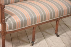 Satinwood inlaid settee