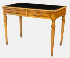 Satinwood Ladies Writing Table Made in Paris, France, 20th Century