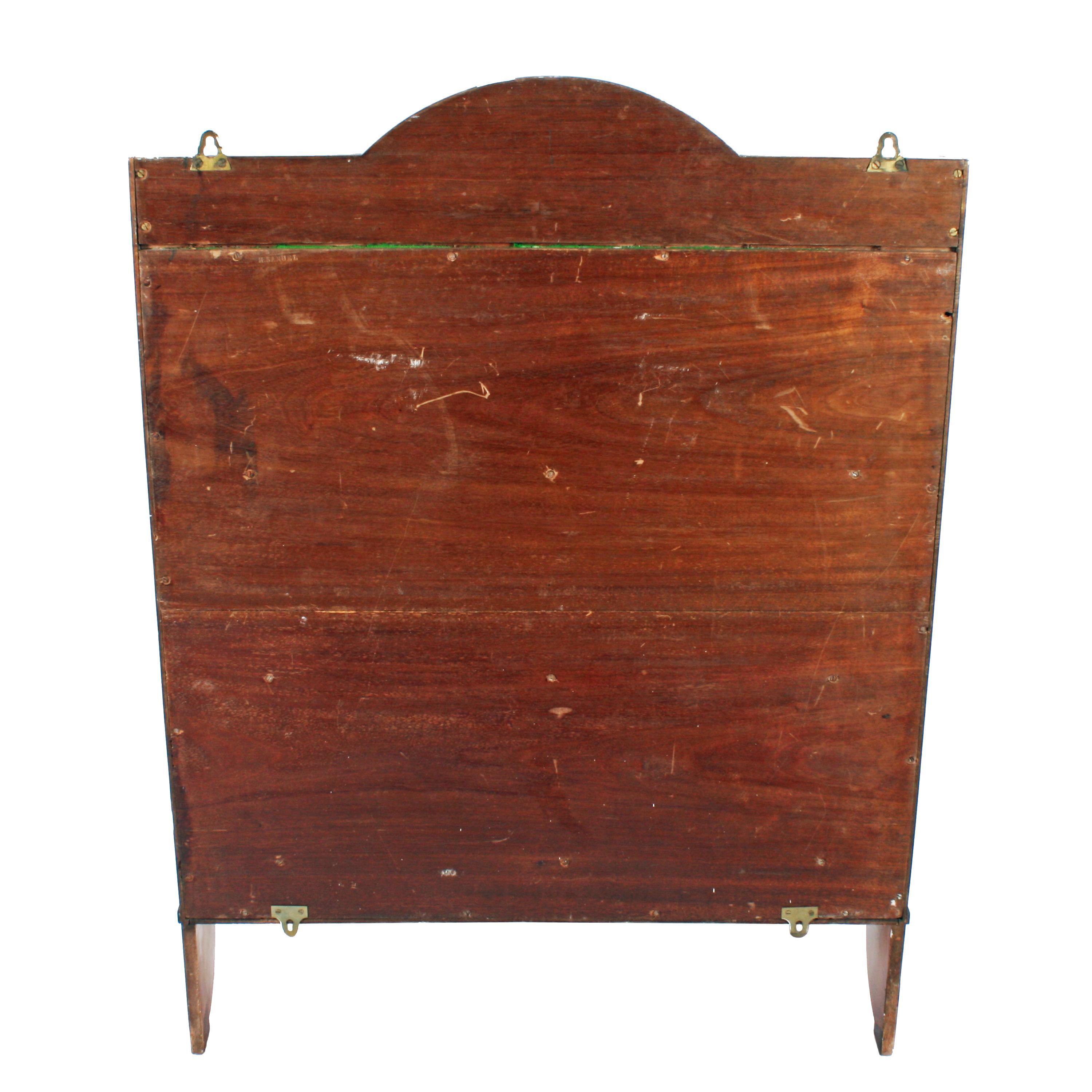 Satinwood and Mahogany Wall Shelves For Sale 2