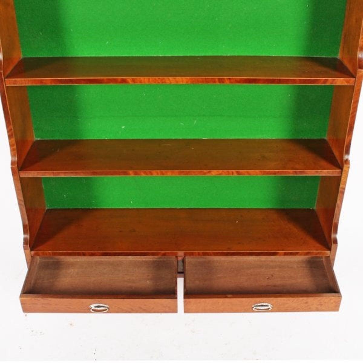 Satinwood & Mahogany Wall Shelves, Late 19th Century For Sale 2