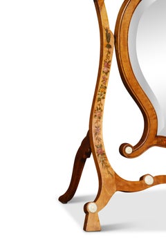 Espejo vestidor pintado en madera satinada