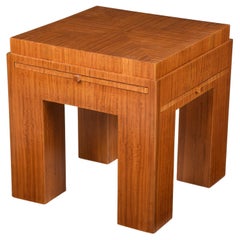 Table d'appoint en bois de citronnier de Michel Dufet