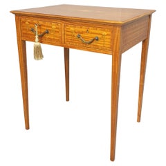 Antique Satinwood Side Table