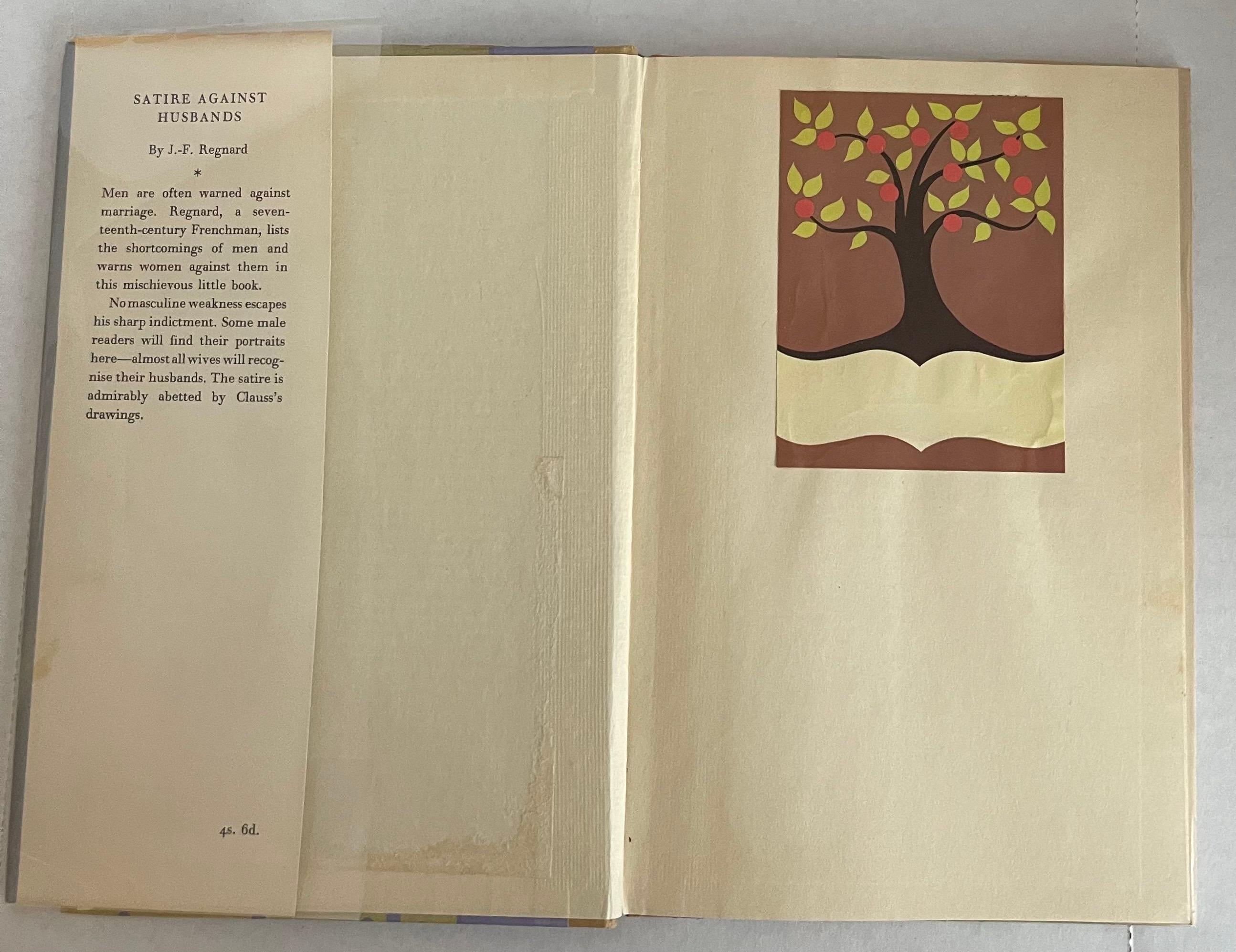 Américain Satire contre les maris par J. F. Regnard, 1954 1ère édition en vente