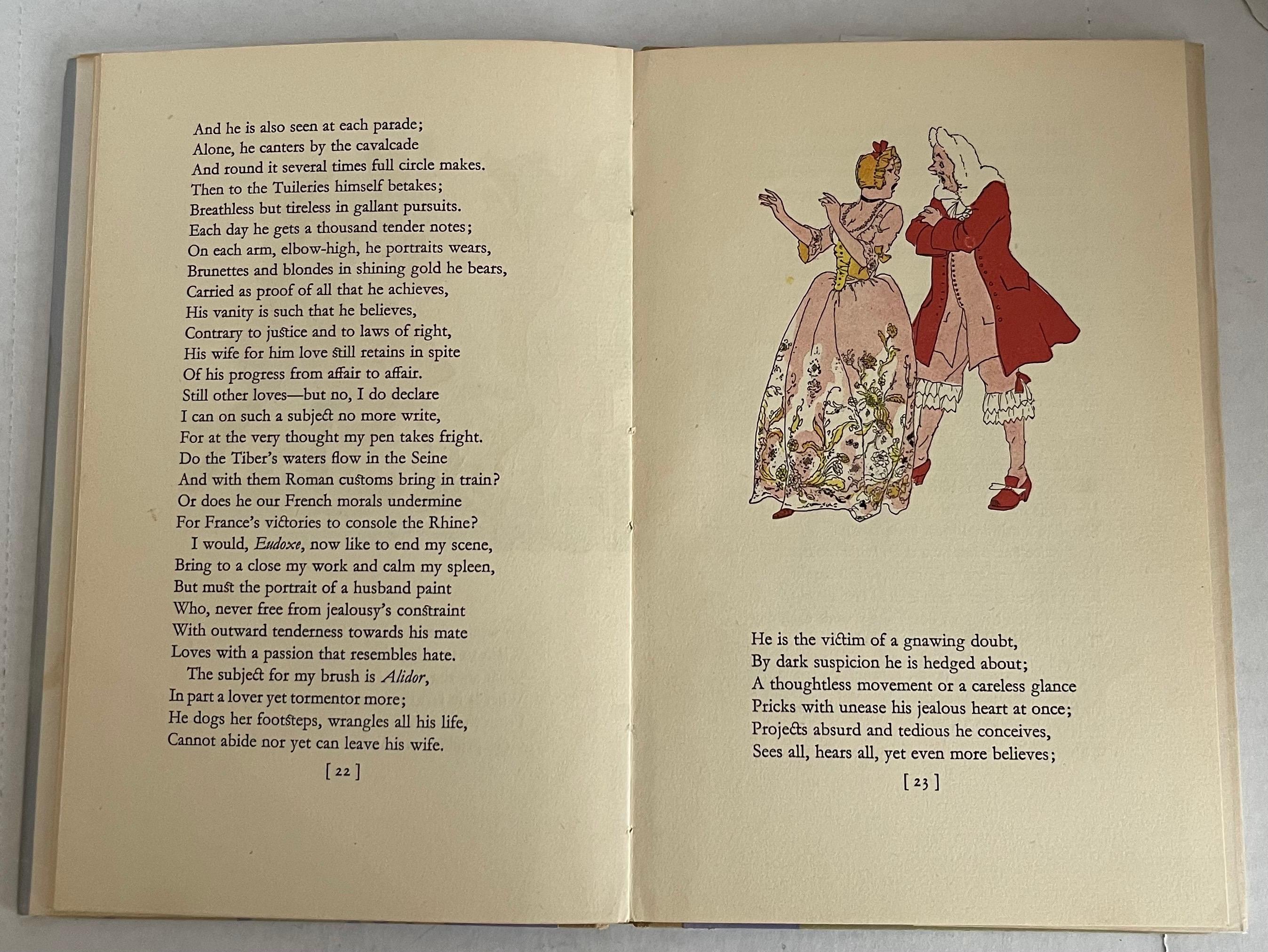 Papier Satire contre les maris par J. F. Regnard, 1954 1ère édition en vente