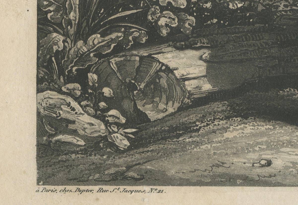 Satirical German Military Engraving of Napoleon as the Little Corporal, c1835