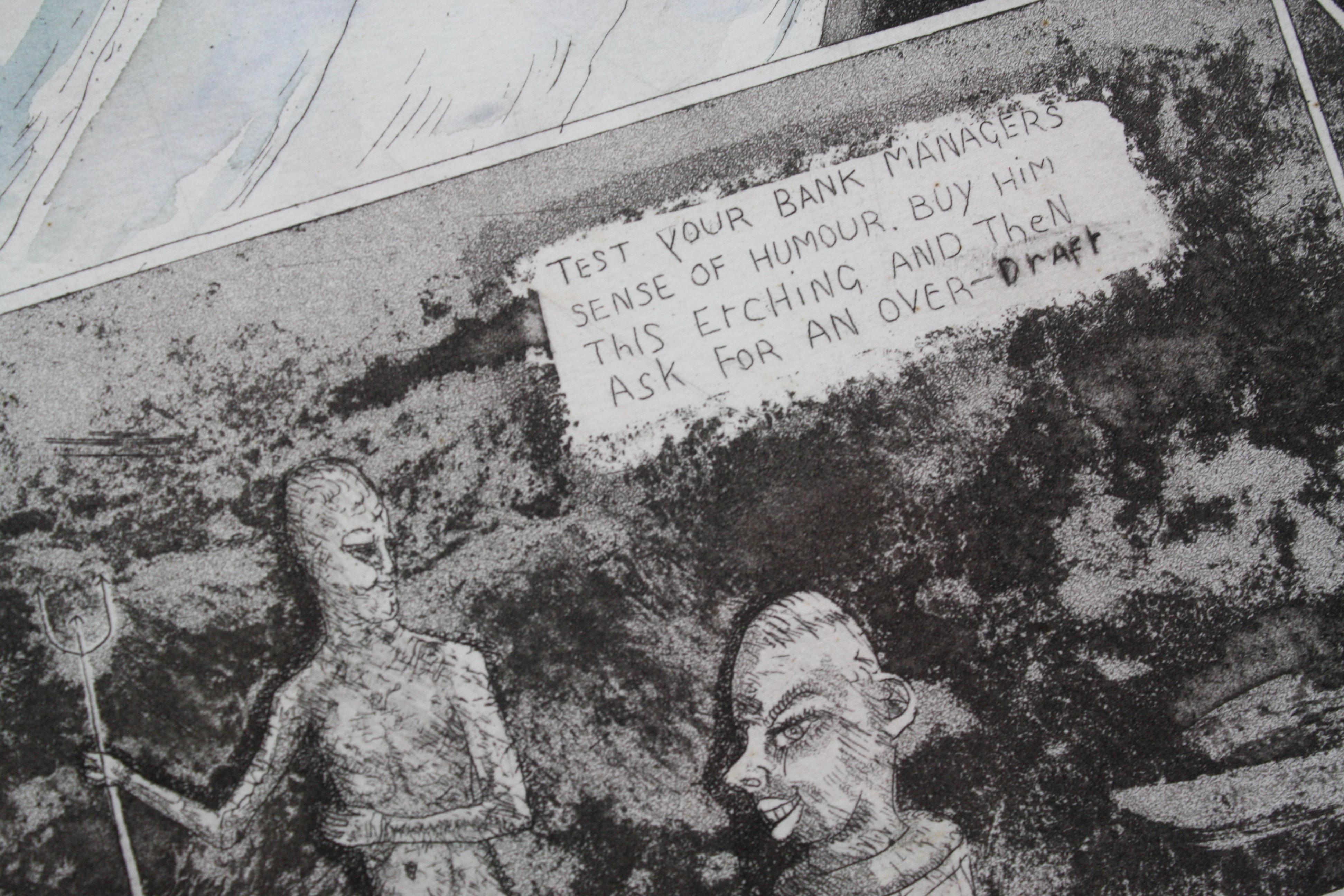 Lithographie satirique de Peter Jacques « Le diable », artiste de l'Académie royale de Londres en vente 7