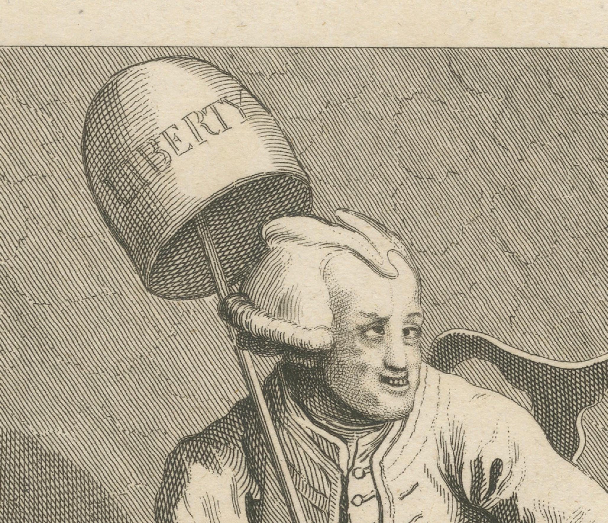 Early 19th Century Satirical Vision of John Wilkes - Champion of Liberty, ca. 1820 For Sale