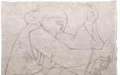 Untitled, Pencil on Rice Paper by Modern Artist Satish Gujral "In Stock"
