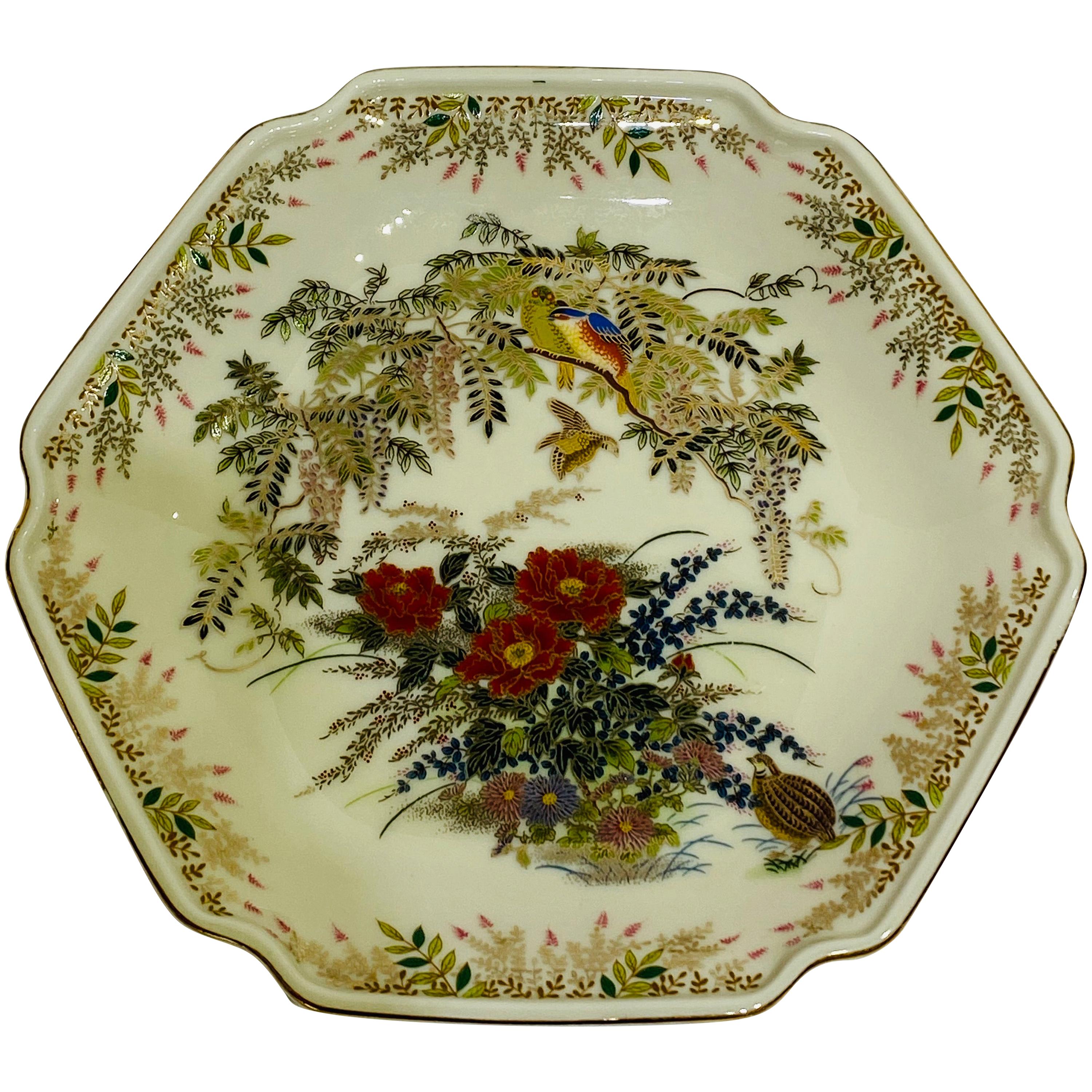 Satsuma Japan Porcelain and Paint Decorative China Plate 