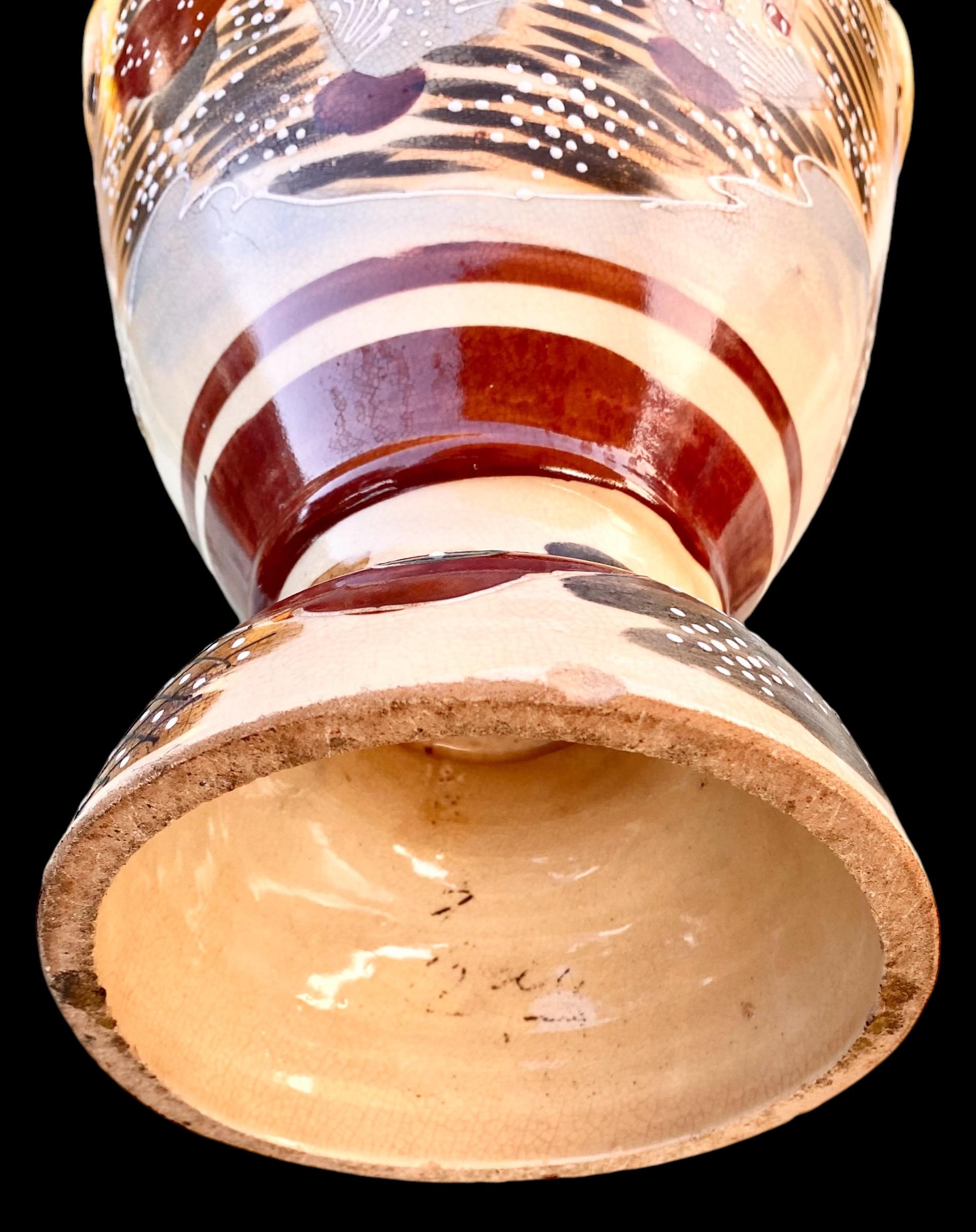 Satsuma Polychrome Painted Vase, Taisho Period (1912- 1926) 2
