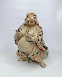 Satsuma Pottery Figure ‘Hotei’, Japan, C. 1890, Meiji Period