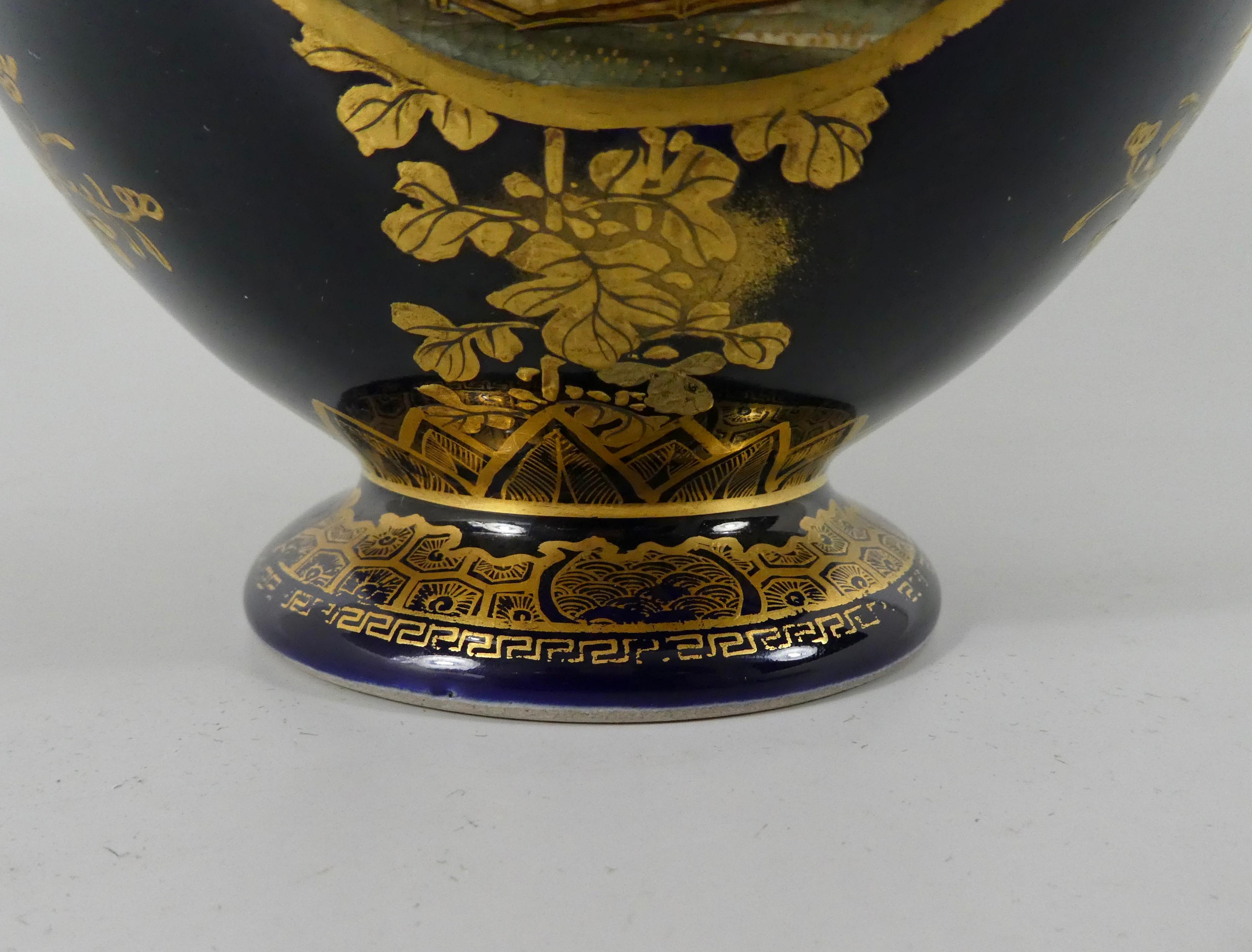 Late 19th Century Satsuma Pottery Squared Vase, Kinkozan, circa 1890, Meiji Period