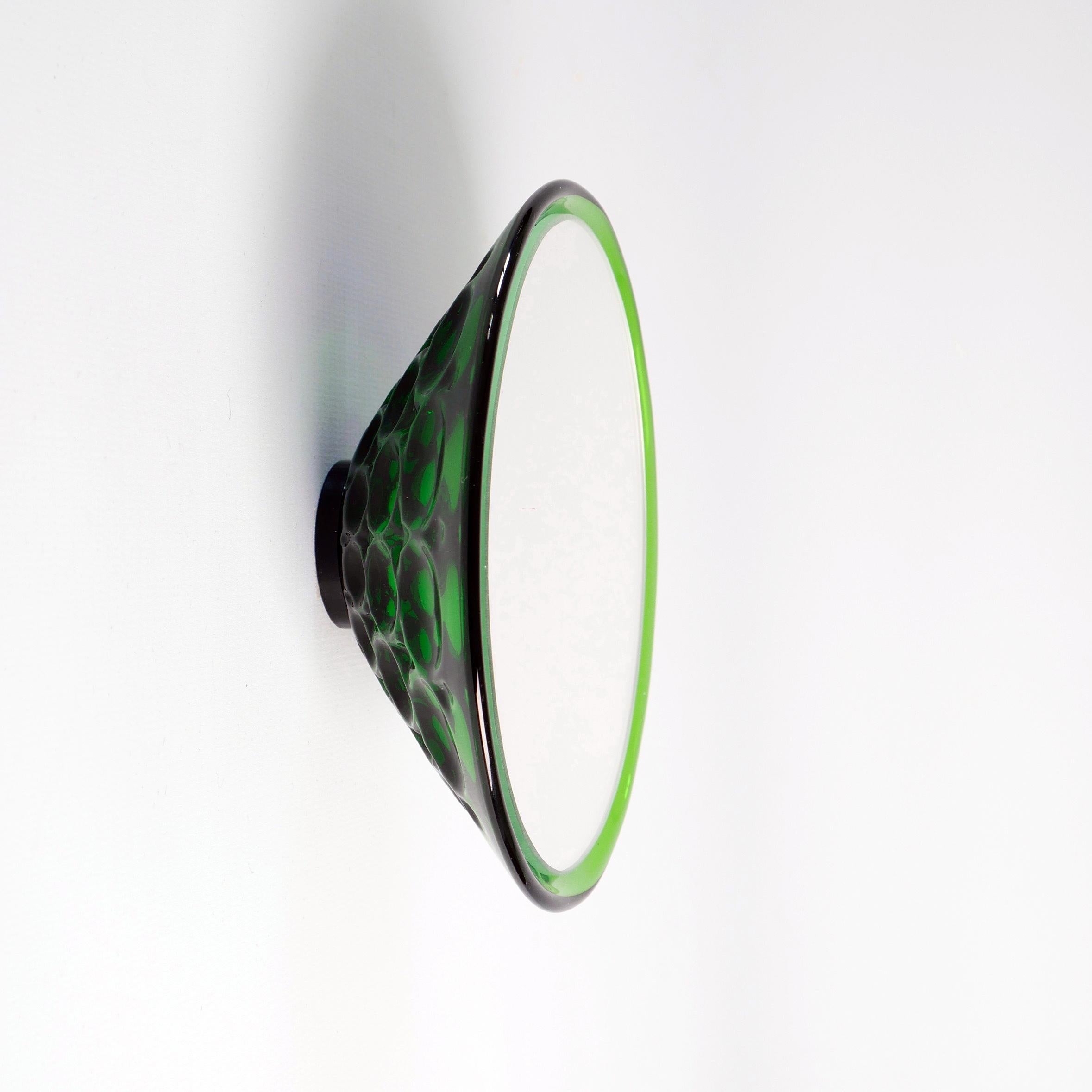 German Saturn 155a Green, Wall Mirror