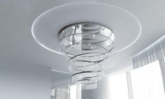 Saturn Crystal Chandelier, 9 Lights, by Aggiolight