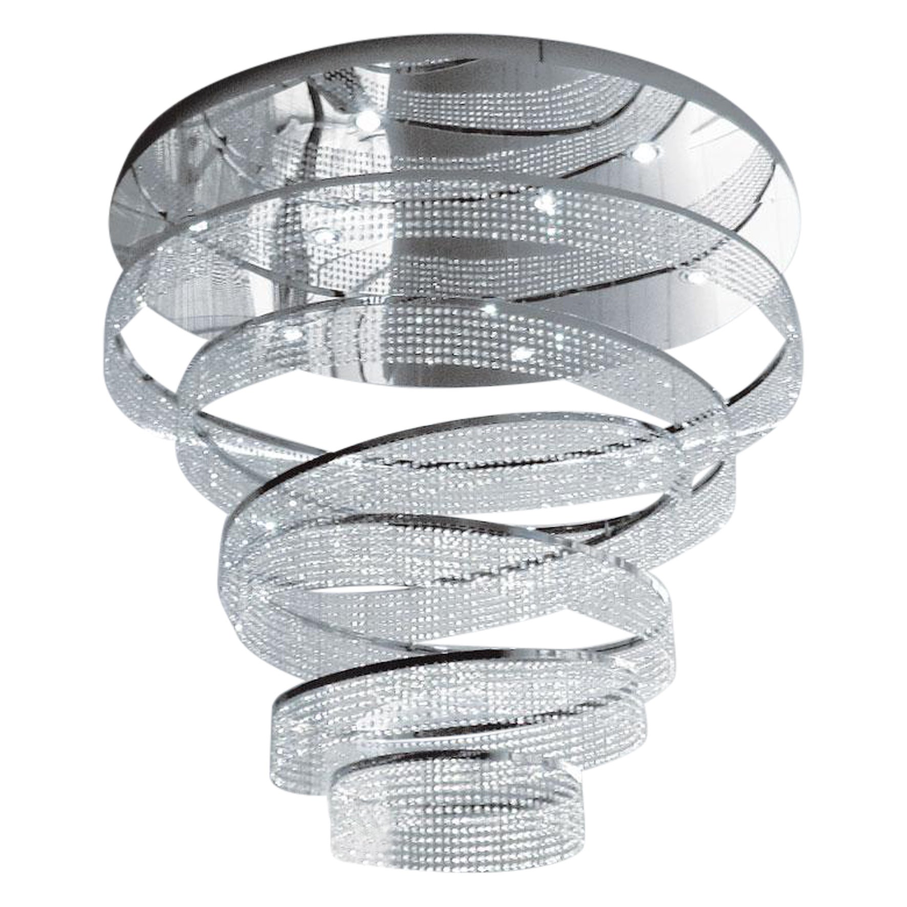 Saturn Crystal Chandelier, 9 Lights, by Aggiolight For Sale