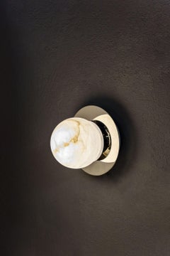 Saturn Cycle Wall Lamp by United Alabaster