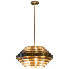 Saturn Flair Edition Brass Ceiling Lamp, Italy, 2018