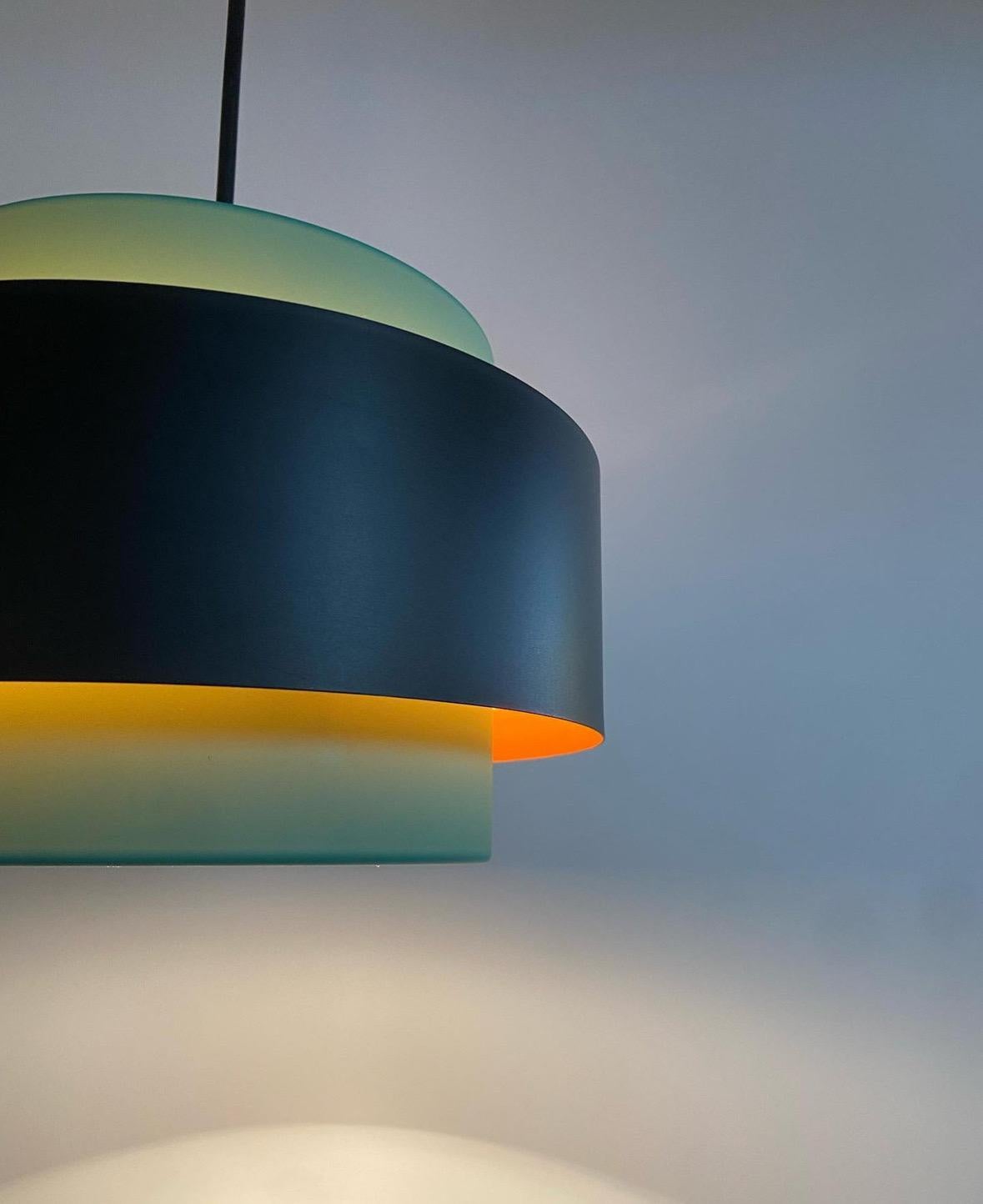 Lampada a sospensione 'Saturn' disegnata da Jo Hammerborg per Fog and Morup, anni '60 in vendita 1
