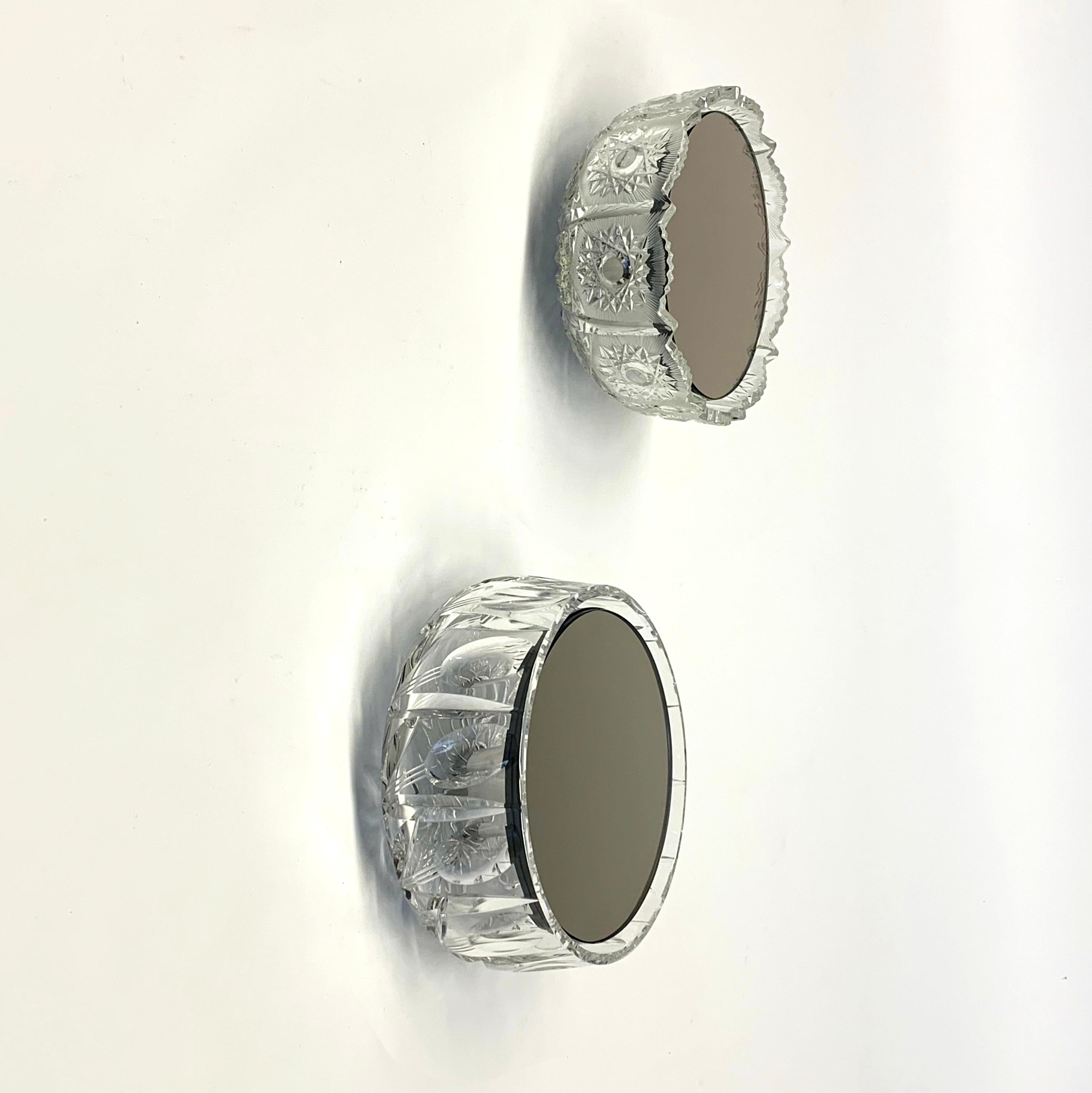 Saturn Set 2a, Wall Mirrors (bronze) For Sale at 1stDibs