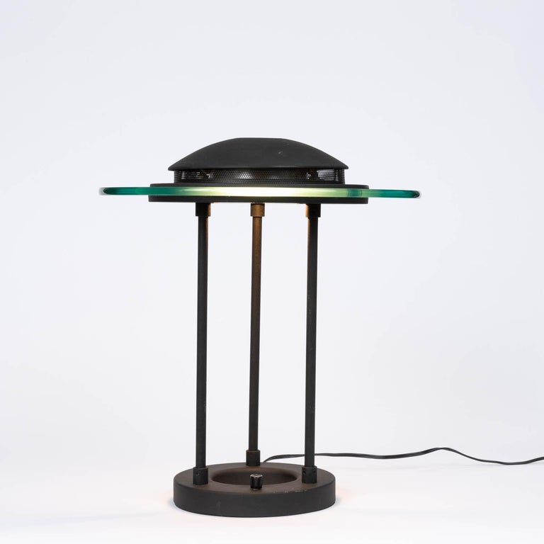 Memphis Desk Lamp Bankers Mid Century Style Halogen Desk Lamp Vintage Robert Sonneman Style Lamp