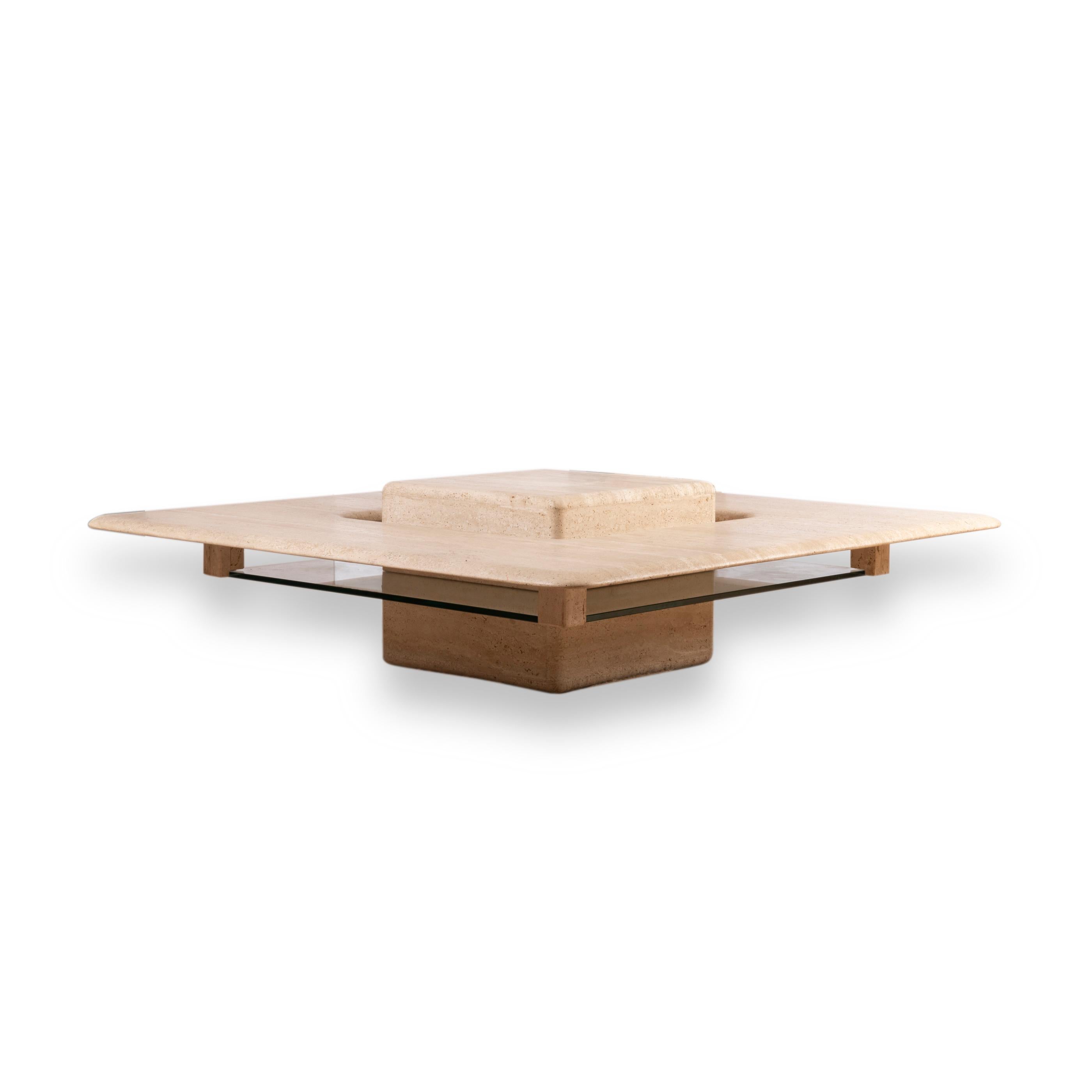 Travertine coffee table
model 