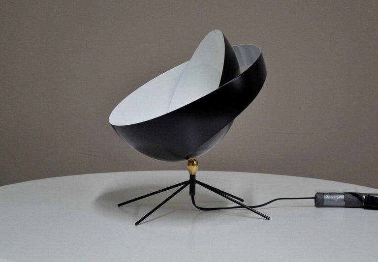 French Saturne Desk Lamp by Serge Mouille For Sale