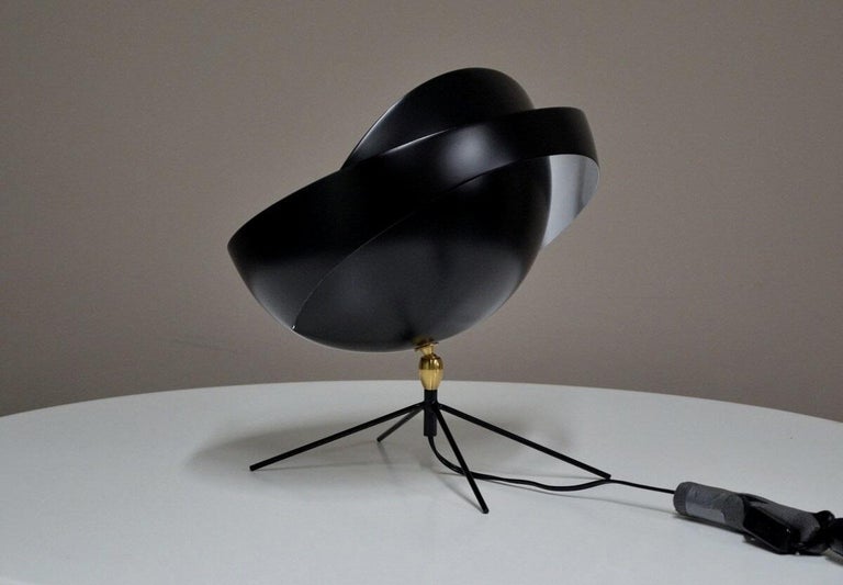 Painted Saturne Desk Lamp by Serge Mouille For Sale