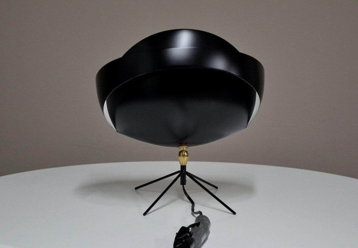 Saturne Desk Lamp by Serge Mouille In New Condition In Stratford, CT