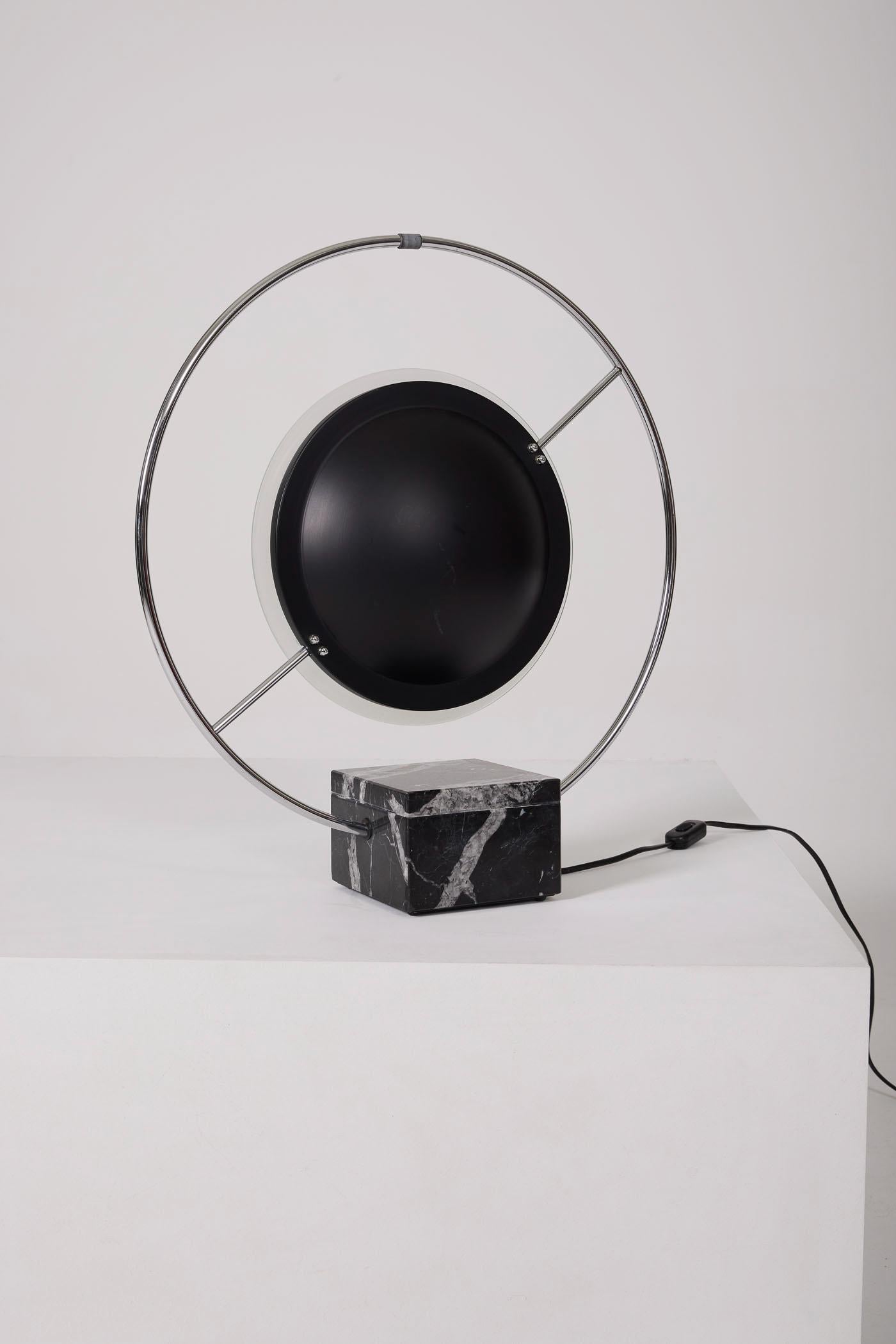 20ième siècle Lampe Saturne de Lucien Gau  en vente
